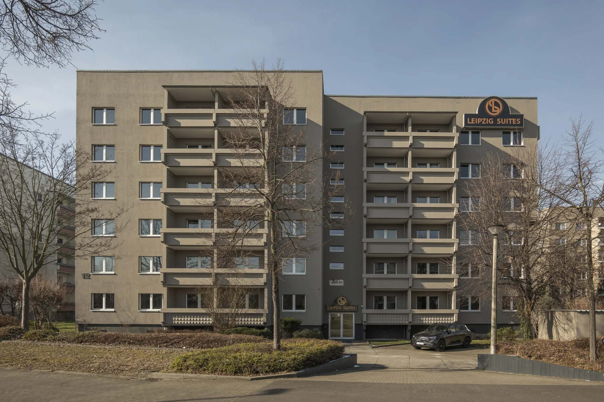Kontakt — Leipzig Suites Gerichtsweg 12 Leipzig Suites Gebäude Gerichtsweg 12 — Frontansicht